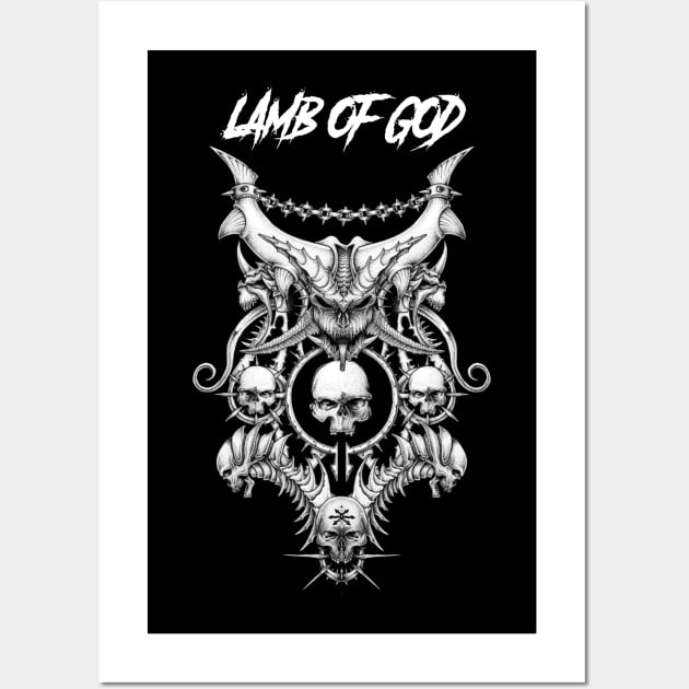 LAMB OF GOD BAND Wall Art by Pastel Dream Nostalgia